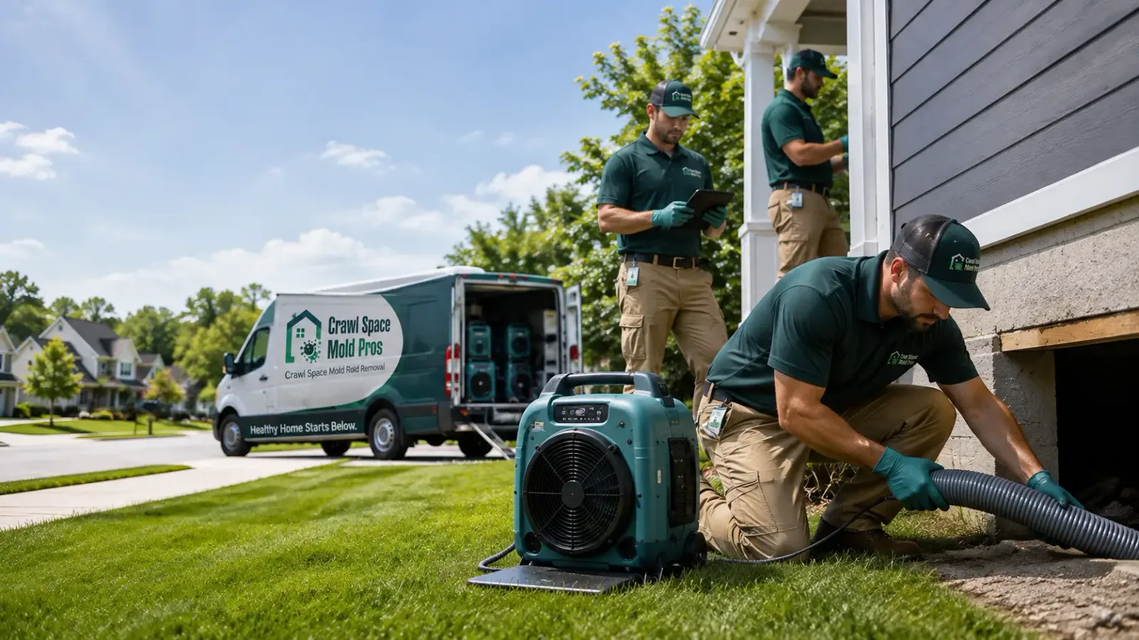 Crawl Space Mold Removal in Louisville, NE